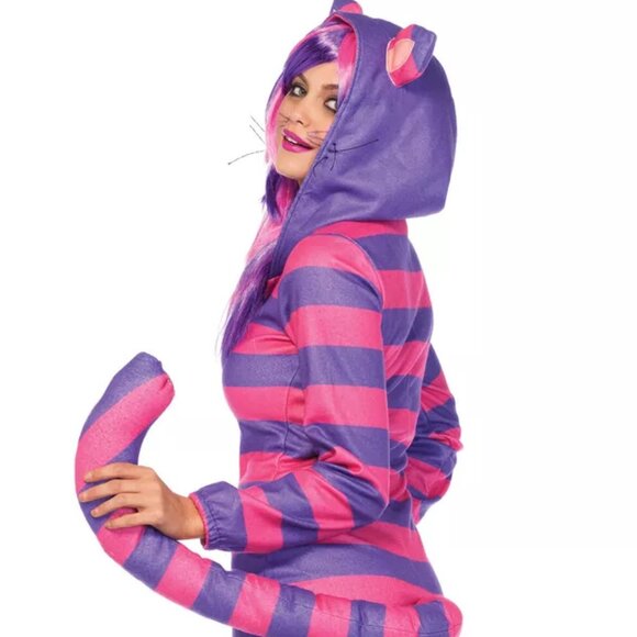 Cheshire Cat Alice in Wonderland Halloween onesie super warm and comfy! - Picture 4 of 5